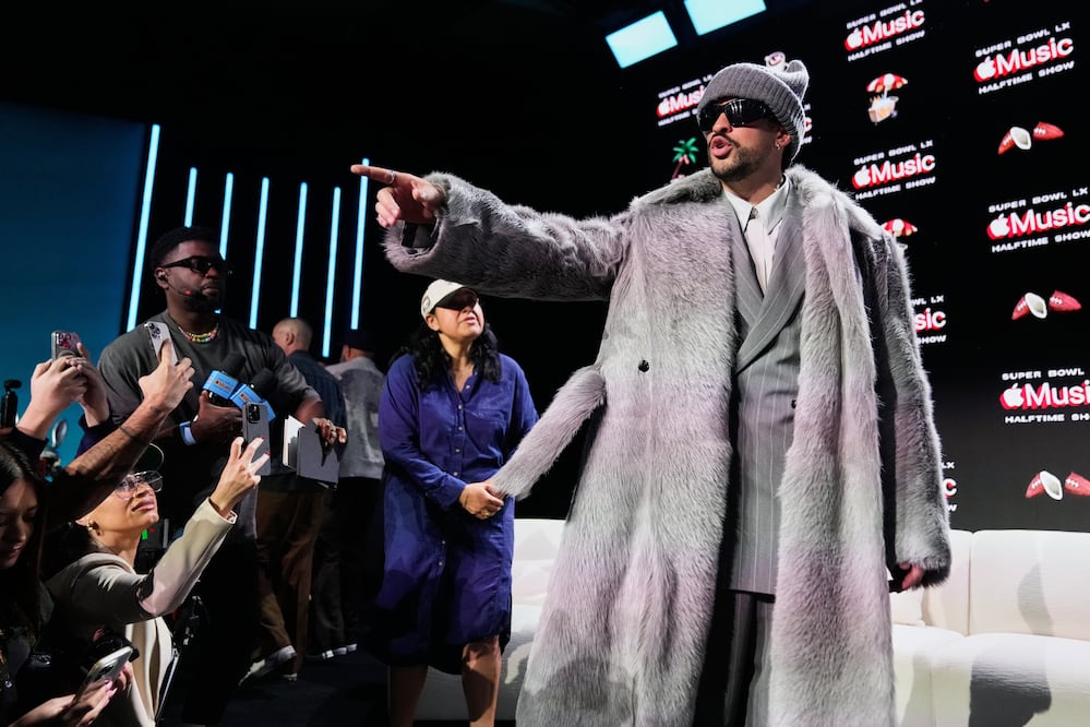 Bad Bunny revela últimos detalles para vivir el show de medio tiempo del Super Bowl 2026: "Va a ser una gran fiesta". Foto: AP Photo/Godofredo A. Vásquez