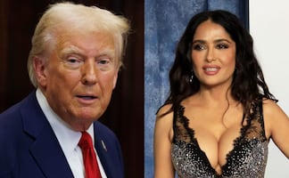 Trump intentó conquistar a Salma Hayek cuando ella tenía novio: "No saldría con él, ni aunque estuviera soltera"