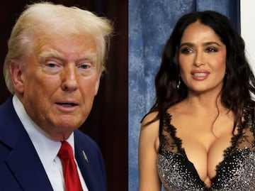 Trump intentó conquistar a Salma Hayek cuando ella tenía novio: "No saldría con él, ni aunque estuviera soltera"