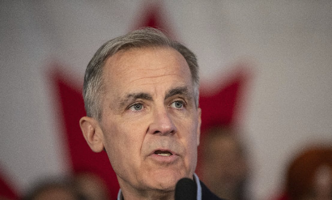"Canadá no cederá ante Trump, no bajaremos la cabeza ante un matón": Mark Carney. Jason Franson/The Canadian Press via AP, File