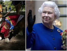 Perros corgis y fans rinden homenaje a la reina Isabel II en el primer aniversario de su muerte