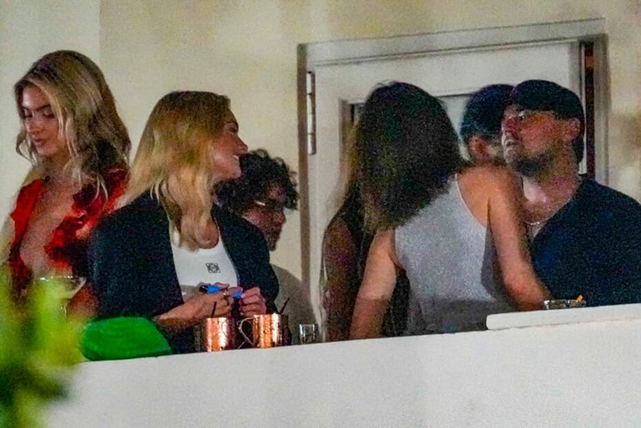 De fiesta en fiesta; captan a Leonardo DiCaprio con grupo de modelos en Miami 