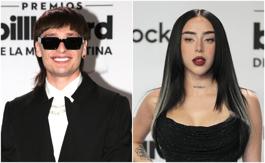 Nicki Nicole niega a Peso Pluma en entrevista con comentario sobre “salir con un perro". Foto: EFE/AP