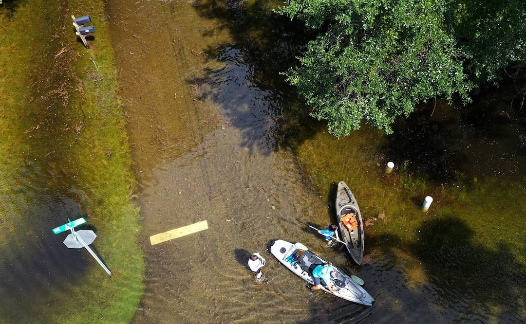 Huracán Idalia (Photo by JOE RAEDLE / GETTY IMAGES NORTH AMERICA / Getty Images via AFP)