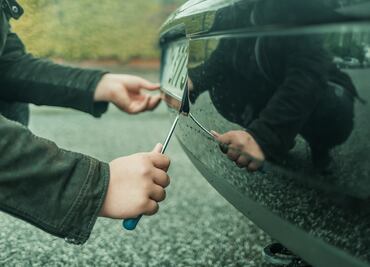 Termina preso por robo que no cometió tras tirar a la basura la placa de su auto