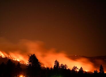 Un nuevo incendio en California se multiplica por 24 en las últimas horas