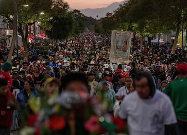 Millones de mexicanos festejan a la Virgen en la Basílica de Guadalupe