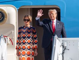 Melania ‘desaira’ a Donald Trump y lo deja solo en Florida