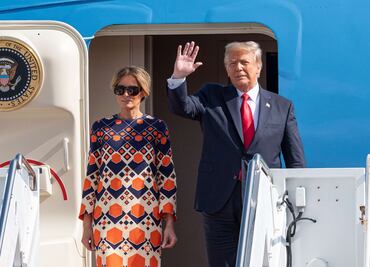 Melania ‘desaira’ a Donald Trump y lo deja solo en Florida