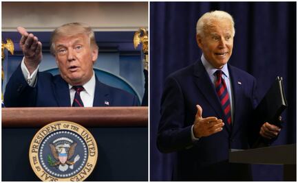 Trump urge a Biden a mantener sus medidas migratorias y el muro con México