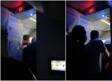 Asistente de vuelo causa caos en avión y provoca desviación en EU