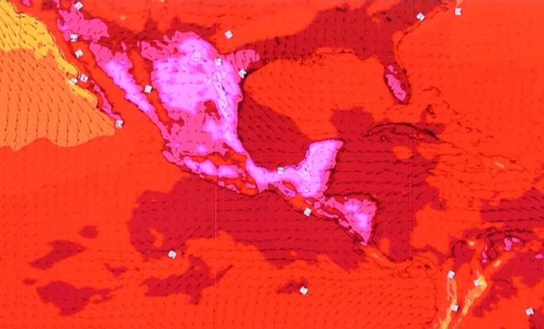 México enfrentará temperaturas históricas en los próximos 15 días, alerta la UNAM. Foto twitter @UNAM_MX