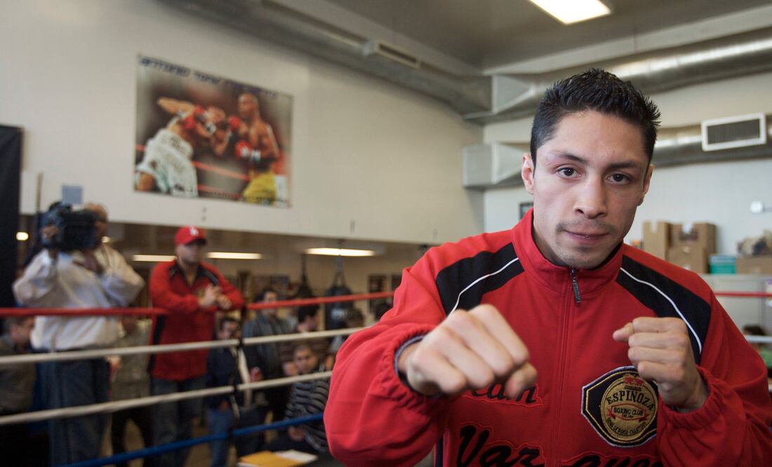 Falleció Israel Vázquez, peleador mexicano tres veces campeón del mundo. Foto: AP/Damián Dovarganes
