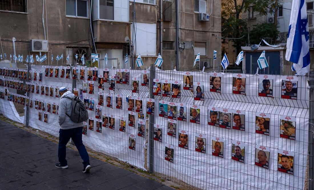 Israel espera por los rehenes tomados por Hamás el pasado 7 de octubre. Foto: AP