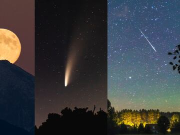 Octubre 2025: Superluna de Cosecha, 4 cometas y lluvias de meteoritos iluminarán el cielo