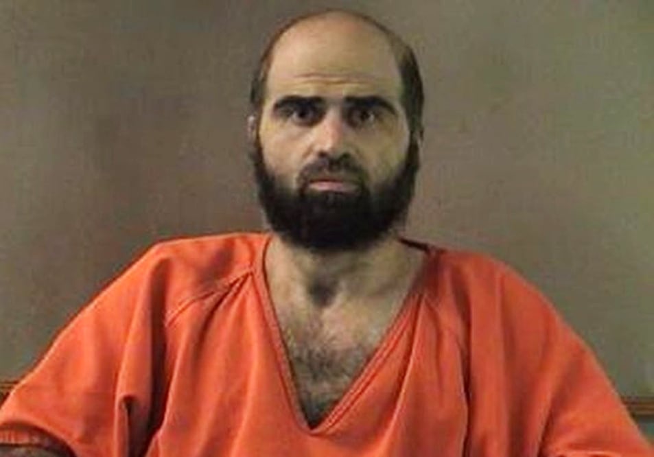 El Pentágono transmitirá en vivo el fusilamiento de Nidal Hasan: fecha de la ejecución(Bell County Sheriff's Department via AP, File)