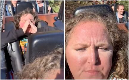 Tiktoker muestra “aterrador momento” en montaña rusa sin funcionar