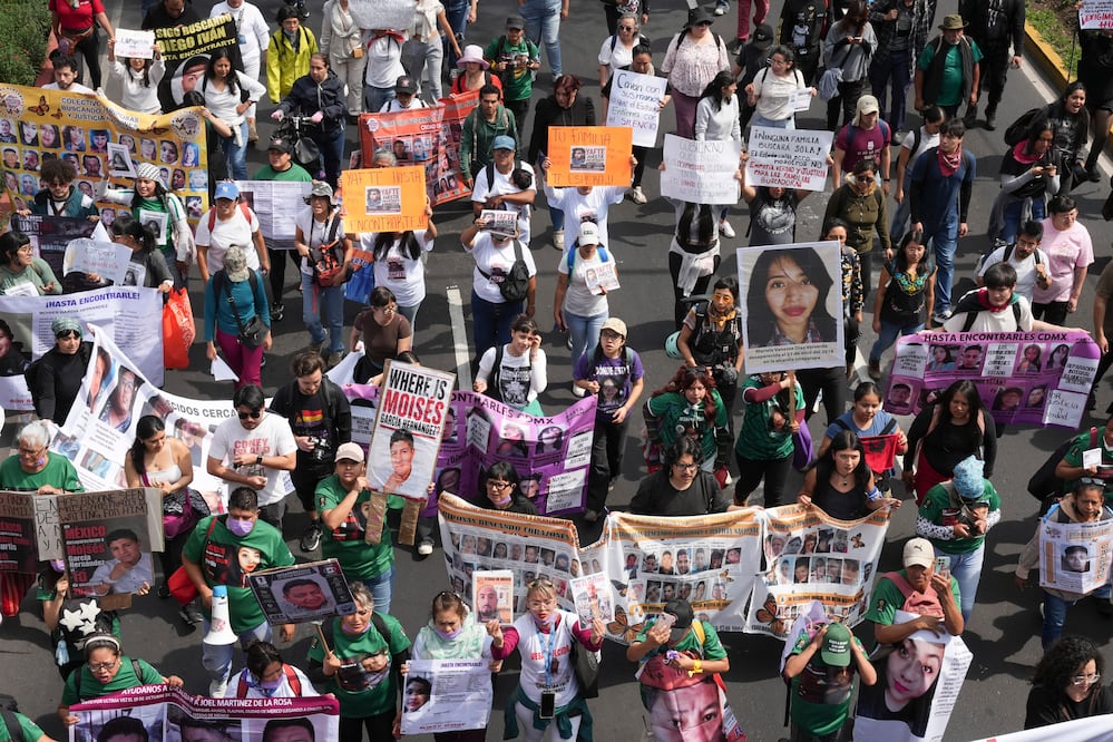 Mundial 2026 arranca entre protestas, desaparecidos y CDMX blindada. (AP Photo/Alejandro Cegarra)
