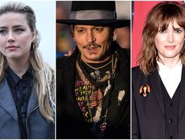 Winona Ryder, Amber Heard y la extensa lista de romances de Johnny Depp