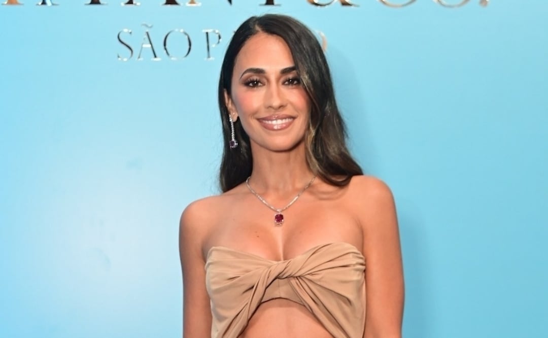 Antonela Roccuzzo impone tendencia con vestido bodycon nude en Brasil. Foto:  Backgrid/The Grosby Group