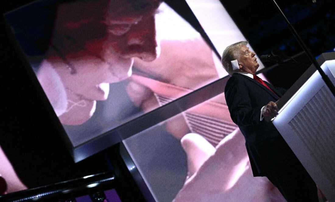 Trump dice que si no hubiera movido la cabeza estaría muerto, tras intento de asesinato: "No estaríamos juntos" Foto AFP