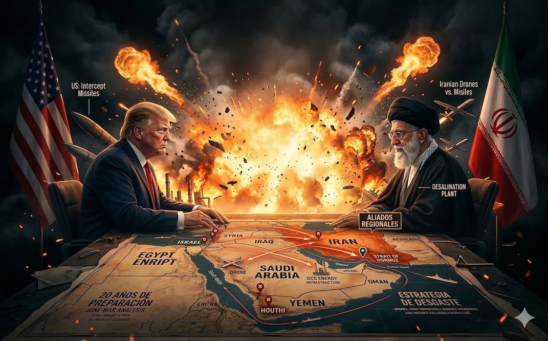 Alerta global: Historiador advierte por qué Estados Unidos podría perder una guerra contra Irán. Foto: IA