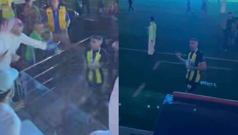 Aficionado azota con un látigo a jugador del Al-Ittihad tras perder final de la liga árabe