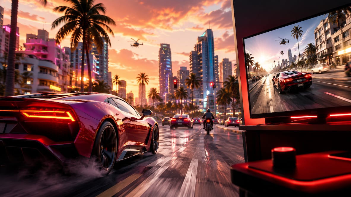 GTA 6 en Netflix: ¿qué mostró el nuevo gameplay? Estas son las novedades. Foto: Generada con IA