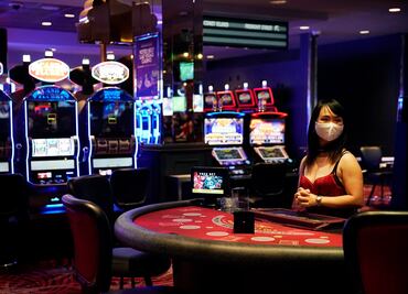 Fotos: Casinos de Las Vegas abren sus puertas entre caretas y cubrebocas