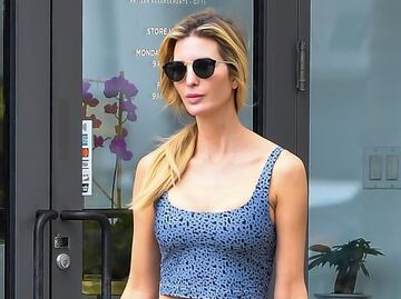 Ivanka Trump se luce como modelo con leggings y crop top deportivo en Miami