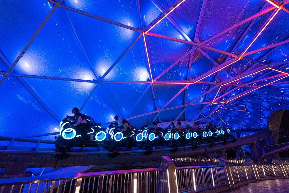 (Cortesía DISNEY) TRON Lightcycle / Run