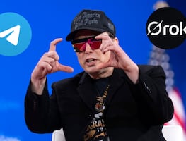 Elon Musk y Telegram negocian alianza para integrar Grok a la app de mensajería