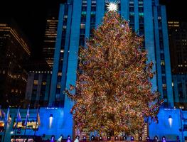 Así es el emblemático árbol de Navidad en Rockefeller Center (Nueva York)