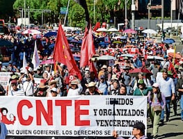 “¡Si no hay solución, no habrá Mundial!”: Maestros de la CNTE amenazan con boicotear la Copa 2026 en México