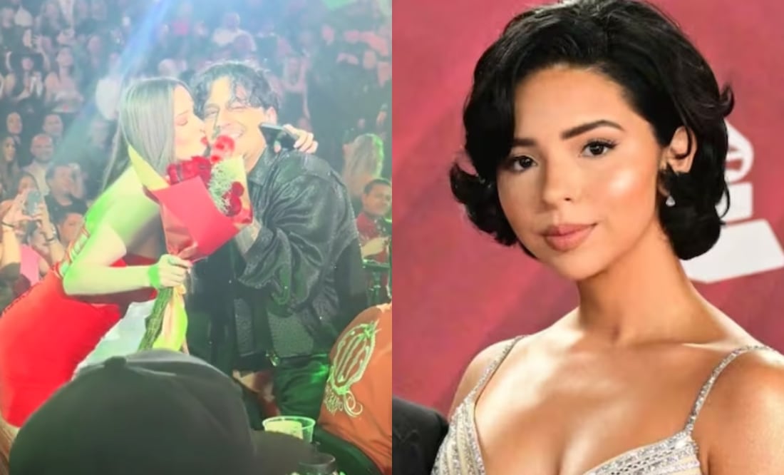 Fan le roba beso a Christian Nodal y redes estallan: “Si se lo quitas a Ángela Aguilar, no nos enojamos”. Foto: Tomada de TikTok @alejandradelacruz1 / AFP