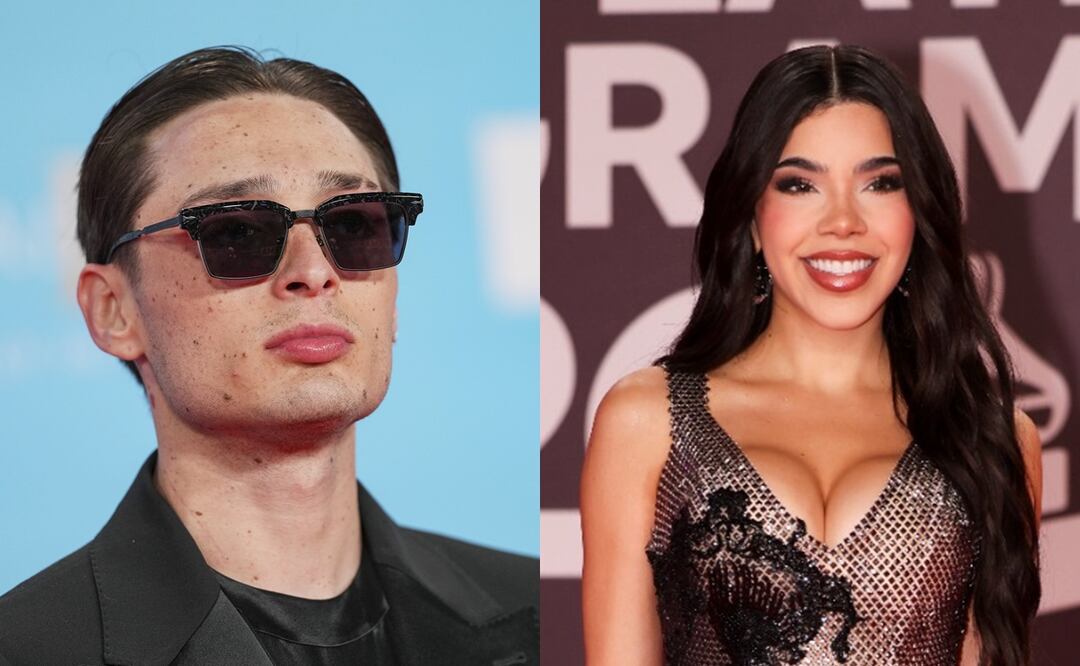 Peso Pluma y Kenia Os/ AP