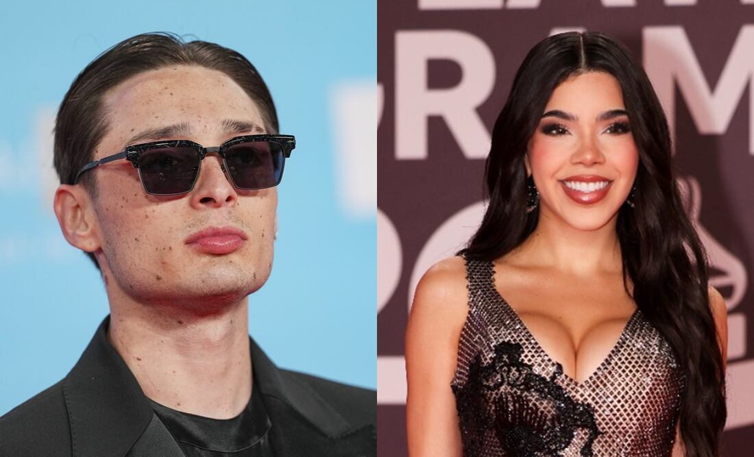 Peso Pluma y Kenia Os/ AP