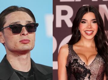 Kenia Os y Peso Pluma se besan en pleno Super Bowl 2025: Aquí los detalles