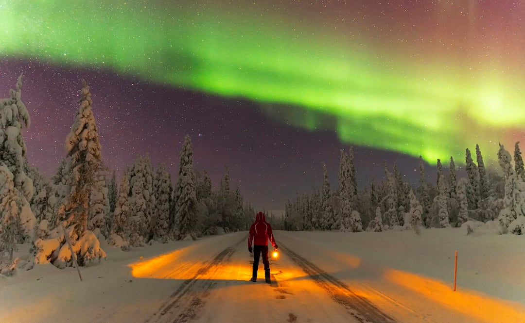 Noche polar. iStock/ Paolo Graziosi