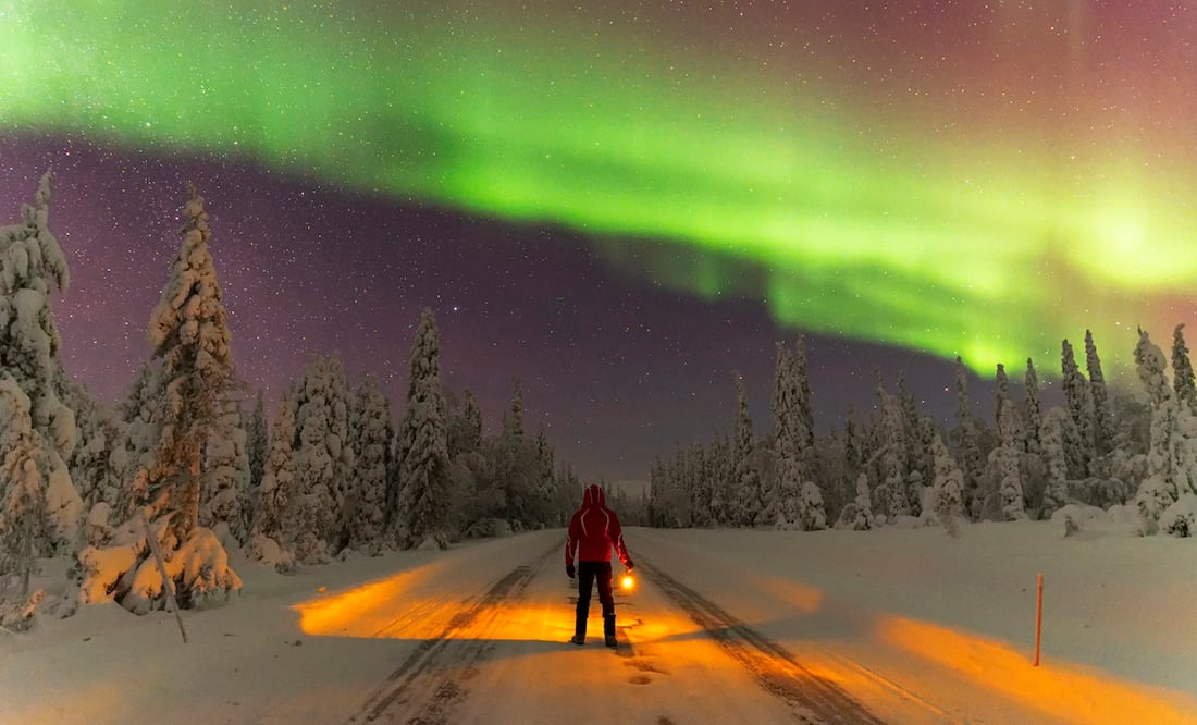 Noche polar. iStock/ Paolo Graziosi