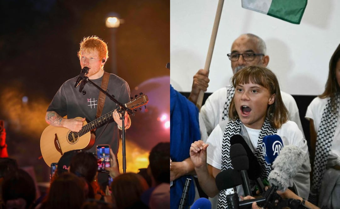 Greta Thunberg critica a Ed Sheeran tras salida de Macklemore de su gira por comentarios propalestinos
