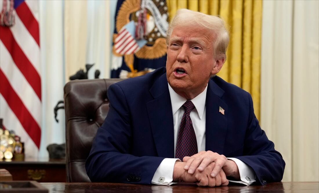 Trump ordena desclasificar los archivos sobre la muerte de los Kennedy y Luther King. (AP Photo/Ben Curtis)