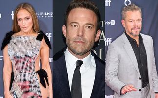 Captan a Jennifer Lopez de la mano de Matt Damon, el mejor amigo de Ben Affleck. ¿Ya lo olvidó?