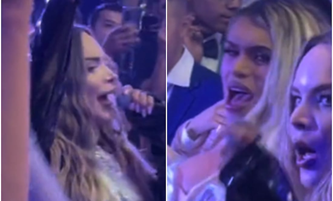 Doble de Belinda le canta a Wendy Guevara en su cumpleaños y acapara la atención. Foto: TikTok