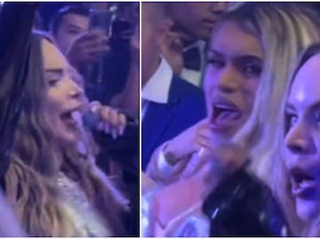 Doble de Belinda le canta a Wendy Guevara en su cumpleaños y acapara la atención