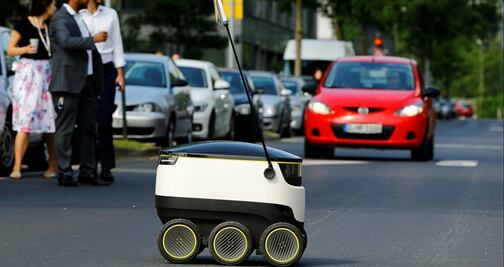 Pequeños robots repartirán comida en 100 universidades de EU