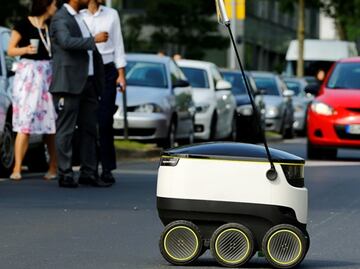 Pequeños robots repartirán comida en 100 universidades de EU