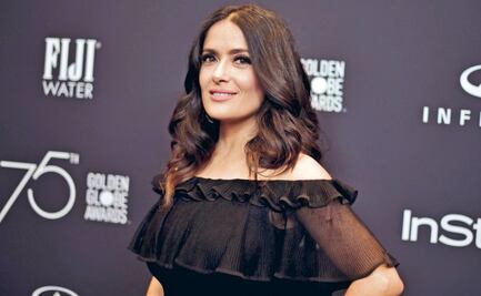 El vestido verde con el que Salma Hayek lució figura de ‘impacto’