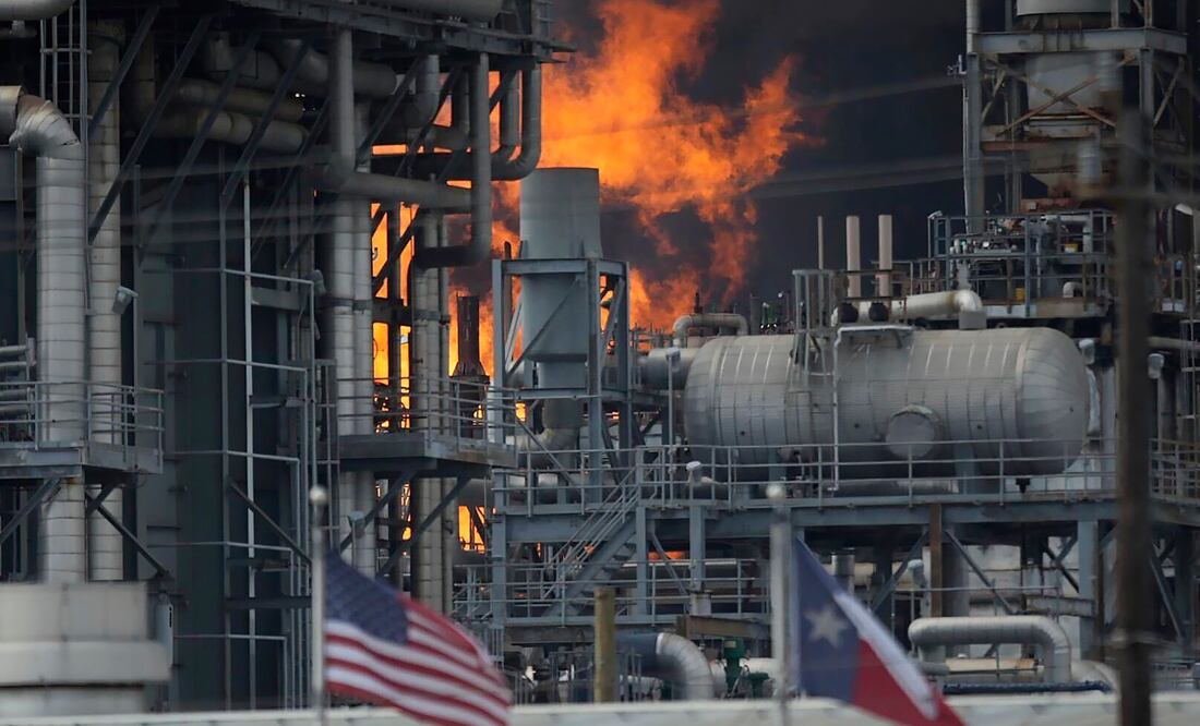Deer Park, Texas. (Elizabeth Conley/Houston Chronicle vía AP)