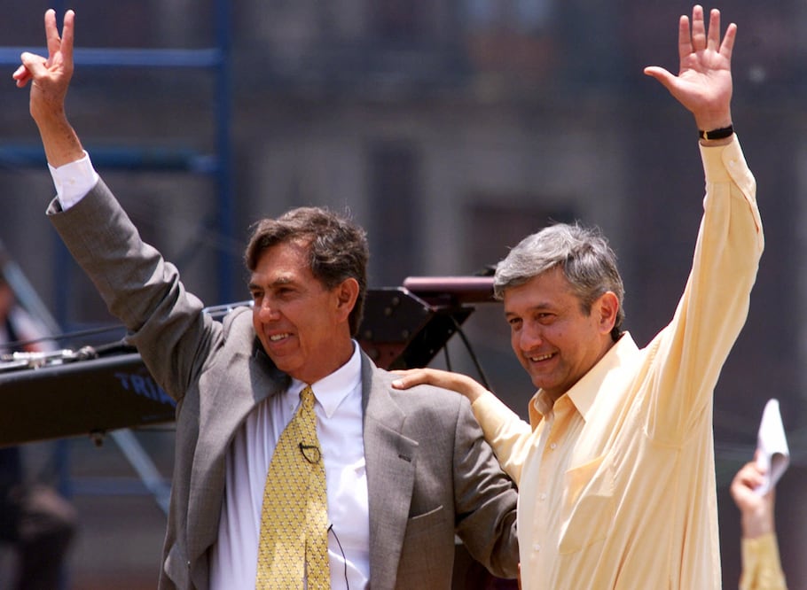 ¿Qué dijo AMLO sobre la muerte de Cuauhtémoc Cárdenas? Así reaccionó el expresidente al deceso del líder mexicano. (AP Photo/John Moore, File)
